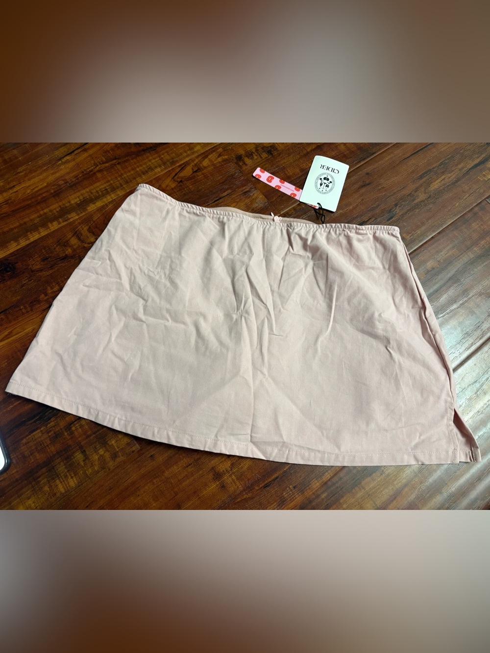 NWT Cider Light Blush Pink Mini Skirt- size XL